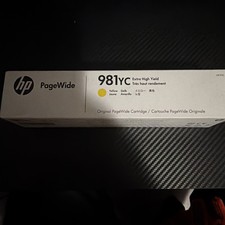OEM Genuine HP 981YC Ink Cartridge Yellow PageWide Cartridge - New picture
