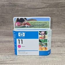 HP 11 Genuine Ink Cartridge Magenta 1100 1200 NEW EXP 08/2006 picture