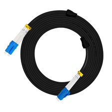 200M LC to LC Outdoor Armored Duplex 9/125 SM Fiber Optic Cable Jumper Optical P picture