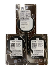Lot of 3 Tested Western Digital 2TB SATA 3.5