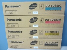 ONE SET PANASONIC TONER DQ-TUS28K,DQ-TUS20,Y,C,M,(NEW SEALED) picture