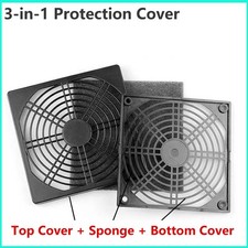 Cooling Fan Plastic Guard Mesh Grill 3-in-1 Protection Cover 4 5 6 7 8 to 20 cm picture