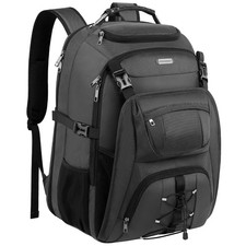 JCDOBEST TSA Friendly Travel Laptop Backpack 18.4 inch XXXL Gaming 18.4, Grey picture
