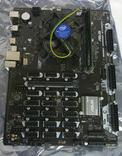 ASUS B250 Mining Expert 19 Slot Motherboard with Intel CPU and 8GB RAM⚡Fast Ship picture