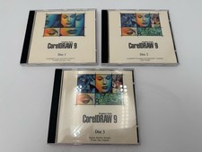 CorelDraw 9 Graphics Suite 3 CD-Rom Software Disc Set ONLY - NO BOOKS picture
