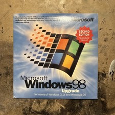 Microsoft Windows 98 SE Upgrade Key Compatible with Windows 3.1x, Windows 95 picture