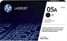 HP 05A Black Genuine Original LaserJet Toner Cartridge CE505D P2035 P2055 (VS) picture