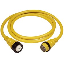 Marinco 50A 125V Shore Power Cable - 50' - Yellow picture