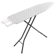 Amazon Basics Height Adjustable Full-Size Foldable Ironing Board, 4-Leg Fold-... picture