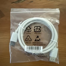 Genuine LG OEM DisplayPort Cable White 6ft/1.8m DP to DP Male  EAD65185307 - New picture
