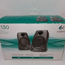 Logitech Z130 Stereo Speakers Great Sound Compact Work Great Wired picture