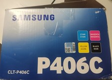 NEW Samsung CLT-P406C Toner Cartridge VALUE PACK Cyan Magenta Yellow Black Print picture