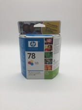 Lot of 2 HP Tri-Color 78 C6578AN Ink Print Cartridge Expired 2002-2008 Free S/H picture