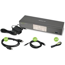 IOGEAR 4-Port DisplayPort KVMP Switch with USB 3.0 Hub (TAA Compliant) picture