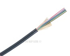Indoor/Outdoor 6-Strand Singlemode Fiber Optic Cable - Custom Cuts per 10ft picture