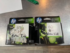 NIB HP 60xl black and color ink inkjet cartridge combo -- hewlett packard picture
