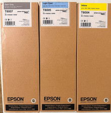 Epson UltraChrome PRO Light Bundle 700ml T8004/T8005/T8007 2026-2027 Genuine NEW picture