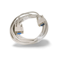 25ft DB9 Male to DB9 Female Serial Cable Extension - Beige picture
