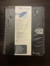 Livescribe Dot Paper College Ruled A5 Notebook 1-4, 4-Pack Black NEW SEALED picture
