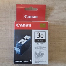 Genuine Canon 3e BCI-3eBK Black Ink Cartridge Genuine New in Original box Sealed picture