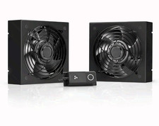 Rack Roof Fan Kit, Quiet Dual Fans & Speed Control for 19