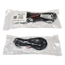 2 x DELL power cable 1.8 m Schuko C13 Dell 078390 power cable PC printer serv... picture
