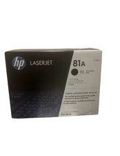 HP 81A CF281A Black Toner Cartridge Genuine OEM LaserJet Enterprise MFP M630 picture