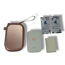 HP Sprocket 2x3 Bluetooth Portable Photo Printer + 31 ZINK Sheets Case Tested picture
