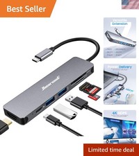 Ultimate 7-in-1 USB-C Hub: 4K HDMI, 5Gbps USB 3.0, Power Delivery – Travel Ready picture