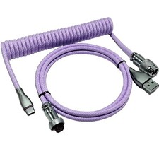 USB Coiled Keyboard Cable - Gaming Keyboard Coil Cord,Custom Braided Mechanic... picture