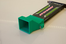 Nvidia Tesla T4 P4 M4 GPU 40mm Fan Adapter Adjustable to the Left or Right picture