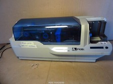 ZEBRA P430I ID Plastic Color Card Printer USB 300dpi - 78190 CARDS BREAKS RIBBON picture