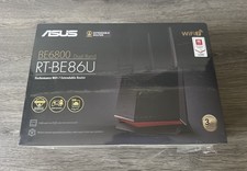 ASUS - RT-BE86U BE6800 Dual-Band Wi-Fi 7 Router - Black *SEALED* picture