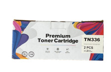 EZ Ink TN336 Black Toner for Brother HL and MFC 2-Pack NEW Sealed picture