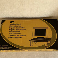 3M MS80B Non-Slip Monitor Stand, Black, 15 x 12 x 5.8 in (1 Monitor) picture