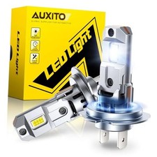  H7 Bulbs, 900% h7ll LED Super Bright, Mini Size, Plug N Play, Long H7 with Fan picture