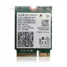 Intel Wireless-AC 9560NGW NGFF Dual Band 802.11ac 1.73Gbps WiFi + BT5.0 01AX768 picture