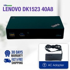 Genuine Lenovo DK1523 40A8 DisplayLink 4K USB-C Laptop Docking Station w/45W AC picture