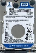 Western Digital WD5000LPVT-08G33T1 500GB DCM: HBCVJHBB WX91A picture