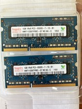 Hynix 2GB Kit (2x1GB) DDR3 Laptop RAM PC3-8500S 1066MHz SO-DIMM MacBook Memory⁠ picture