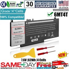 ✅4 Cells Laptop Battery For Dell Latitude E5470 E5570 Precision 3510 6MT4T 79VRK picture