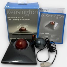 Kensington SlimBlade K72327 Trackball Mouse Red Black Wired 4 Button  Square picture