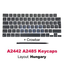 New A2442 A2485 Keycaps Keys Hungarian For Macbook Pro M1 14