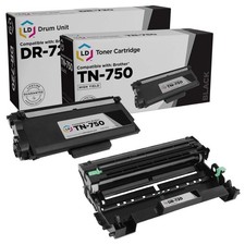 Compatible Toner & Drum Unit for Brother TN750 HY & DR720 (1 T, 1 D, 2-Pk) picture