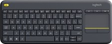 Logitech K400 Plus Wireless Touch With Easy Media Control and Built-in Touchpad, picture