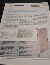 VINTAGE 1984 MOTOROLA BROCHURE MVMEbus 320B/B-1 DISC CONTROLLER picture