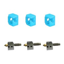 X3 FLSUN QQS 3D Printer QQ-S PRO Hotend Kit Extruder Heat Block Throat Heatbreak picture