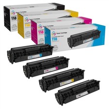 LD Reman Toner Cartridges for Canon 118 (Black, Cyan, Magenta, Yellow) picture