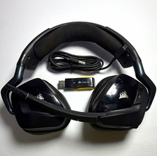 Corsair VOID PRO RGB Wireless RF Over-Ear Headset Boom Mic USB Dongle Black picture
