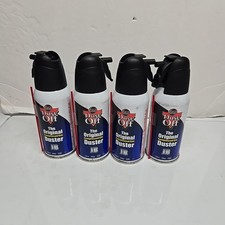 Dust Off 3.68 oz=109ml X4 Electronic Compressed Canned Air Duster pack of 4  picture